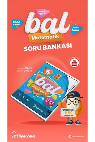 2027 6. Sınıf Bal Matematik Soru Bankası| Mustafa Tümen & Şahan Eroğlu