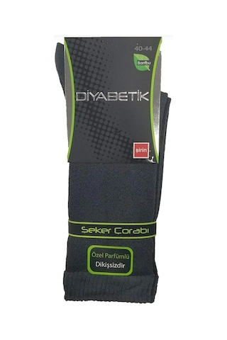 Şirin 8100 Erkek Bambu Diyabetik Şeker Çorap 6 Adet 001