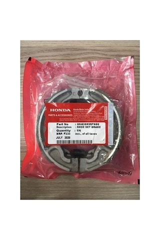 Honda Arka Fren Balatası Pcx - Actıva - Spacy - Cb125 - Fızy Standart Honda Arka Fren Balatası Pcx - Actıva - Spacy - Cb125 - Fızy Standart