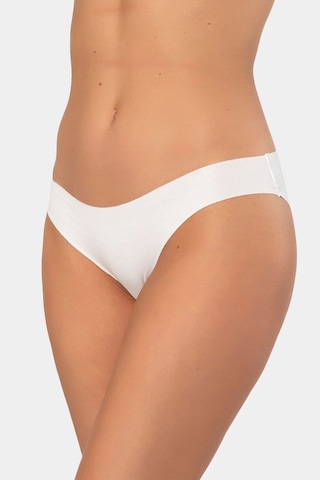 Türen 907 Kadın Lazer Kesim Pamuklu Bikini Külot-beyaz Beyaz