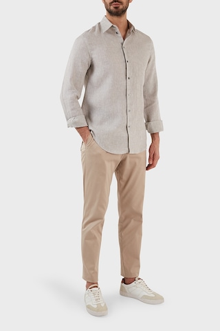 Emporio Armani Erkek Gömlek D41SM0 D10F9 600 AÇIK GRİ Gri
