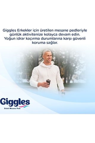 Giggles Erkek Men Mesane Pedi Bladder Ped 80 Adet M