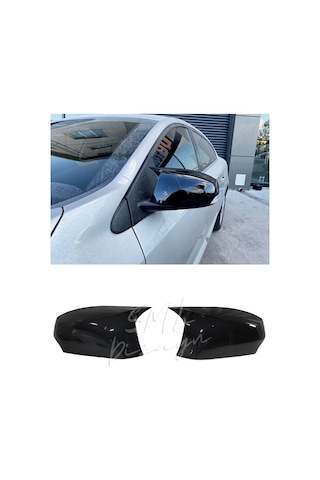 Renault Fluence Batman-Yarasa Ayna Kapağı Piano Black (Plastik)