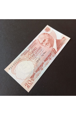 6.emisyon 20 Turk Lirası Çil Eski Kağıt Para - 39963666b05143ac12