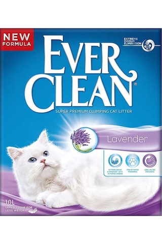 Ever Clean Lavender Lavanta Kokulu İnce Taneli Topaklaşan Kedi Kumu 10 L Ever Clean Lavender Lavanta Kokulu İnce Taneli Topaklaşan Kedi Kumu 10 L