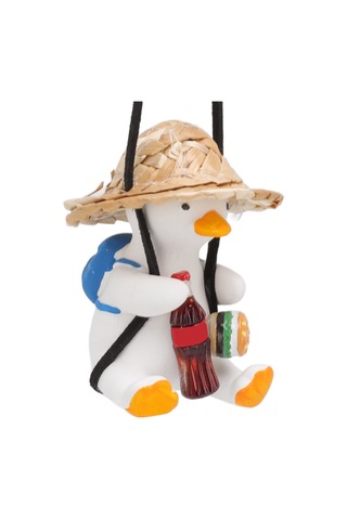 Lemestar Plastik Materyal Araba Aromaterapi Ve Dekoratif Aletler Swing Duck Araba Pendentleri Ev Ofis Araba İç Dekorasyon lik Eşya