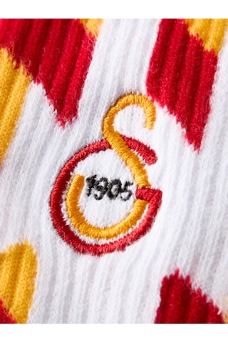Gsstore Galatasaray Unisex Çorap K252283 Beyaz