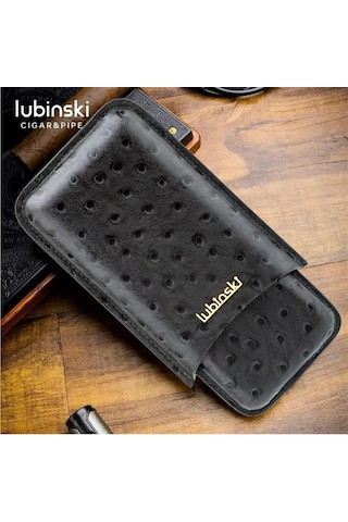 Lubinski Deri Puro Kılıfı Croco Gray 3lü 60ring