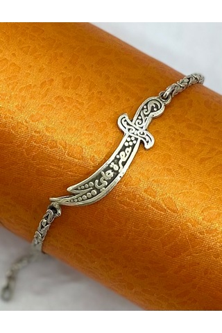 Kelepçeli Kı Lıç Gümüş Erkek Bileklik F160020101