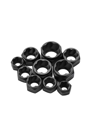 Ximistore9 "10'lu Hasarlı Cıvata Ve Somun Sökme Takımı - Dayanıklı Alaşım - 9-19mm"