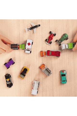 Driven Mini Araçlar - 20 Parça Çok Renkli