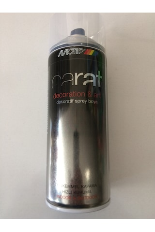 Motip Carat 400 ML Sprey Boya Alüminyum Gri Parlak Boya Ral 9006