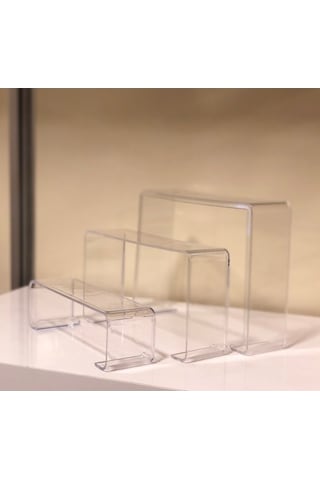 Ayakkabı Rafı Masa Üstü 3 Lü Set Merdiven Set