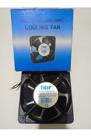 Tidar Devirli Aksial Kare Fan 150x150x50 0.23 A 220 Volt
