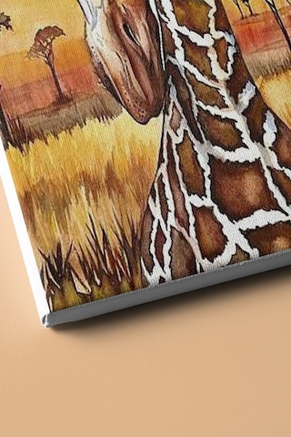Webstyle Sayılarla Boyama Seti Kasnaklı Anne Zürafa 60 X 75 Cm