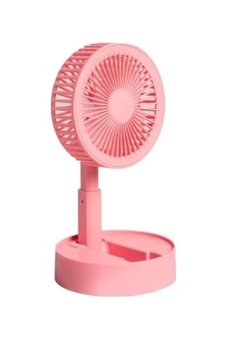 Geri Çekilebilir Ve Katlanabilir Taşınabilir Mini Fan Usb Şarj Akıllı Kişisel Aracı J763ny Pembe