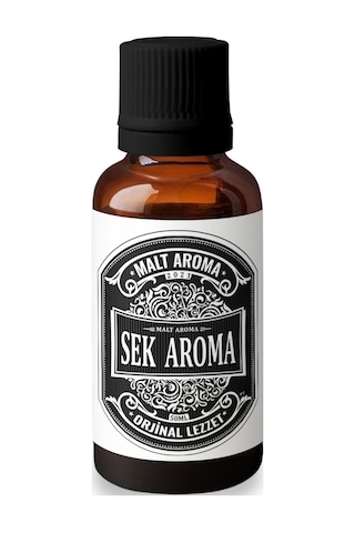 Sek Aroma Black Malt Hazır Karışım Viski Kiti - Black Malt Hazır Karışım Viski Aroması 50 ML - 5 L Uyumlu