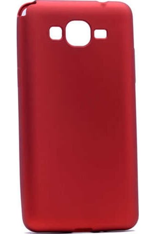 Samsung Uyumlu Galaxy Grand Prime G530 Kılıf Zore Premier Silikon Kapak Kırmızı