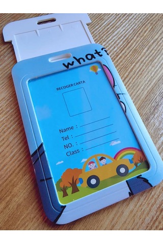 Red New Year Okul Çocuğu İçin İsim Etiketi 267824017