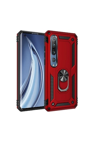 Rba Aksesuar Mi Note 10 Lite Kılıf Rba Vega Kapak - Kırmızı Kırmızı