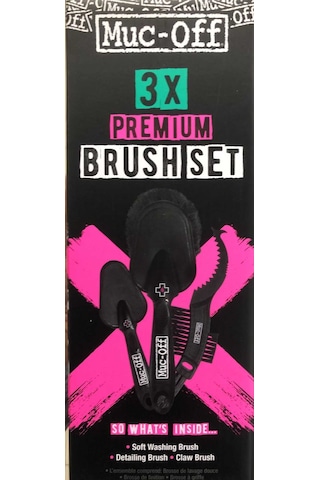 Muc-off 3x Fırça Set Siyah