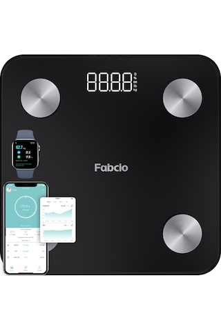Fabcio Fitsmart Bloetooth Yağ Ölçer Akıllı Baskül