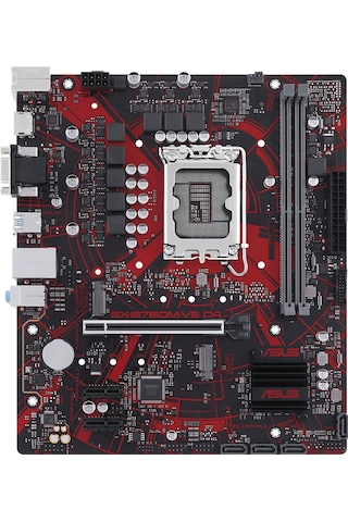 Asus Ex-b760m-v5 D4-csm 5333mhz Oc M.2 Hdmı Vga Matx 1700p