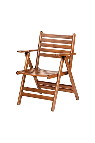 Antalya Katlanır Ahşap Bahçe Balkon Seti: 80x120 Masa +4 Sandalye