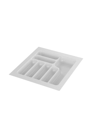 Starax 50 Cm Beyaz Plastik Kaşıklık 7 Gözlü 44x49 Cm S-2285-wp Çok Renkli