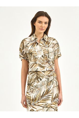 Karaca Kadın Regular Fıt Gömlek-ekru 12.25s.04.112 Ekru