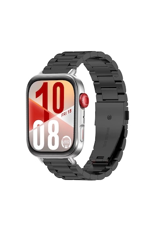 Huawei Watch Fit 4 Fit 4 Pro Uyumlu Paslanmaz Döküm Çelik Metal Kordon Dayanıklı Ve Şık
