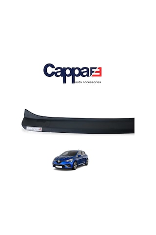 Cappafe Renault Clio 5 Arka Tampon Eşiği Koruma Mat Siyah 2020-› N11.21403