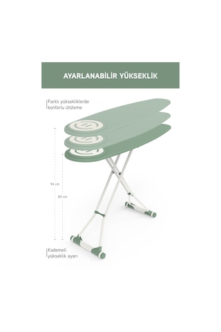 Perilla Premium Ütü Masası - Yeşil Yeşil