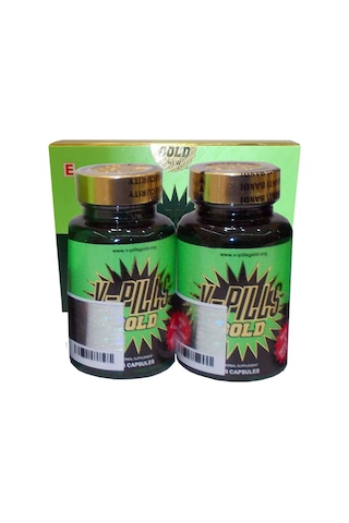V-Pills Gold Bitkisel 60 Kapsül 2Kutu