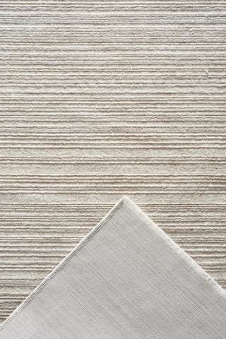 Buhara Bambu Degrade İplik Premium Yumuşak Salon Oturma Odası Yatak Odası Halısı Düz Krem