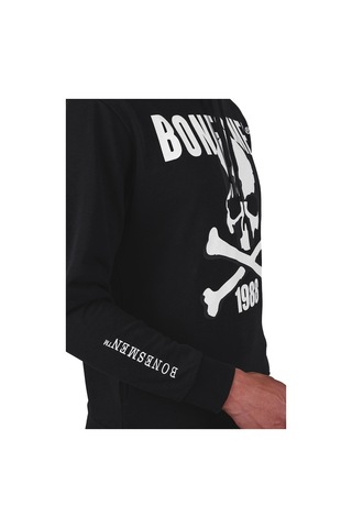 Bonesmen Erkek Kapüşonlu Sweatshirt (463014423) Siyah