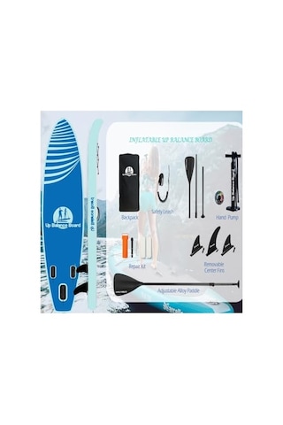 Up Balance Board Şişme Sup Board/stand Up Paddle Board 310x76x15 Cm Mavi 315