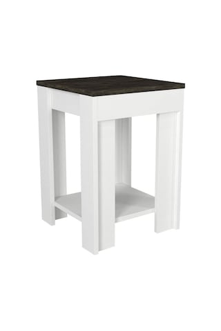 Dekorister Done Yan Sehpa Beyaz-Rebab