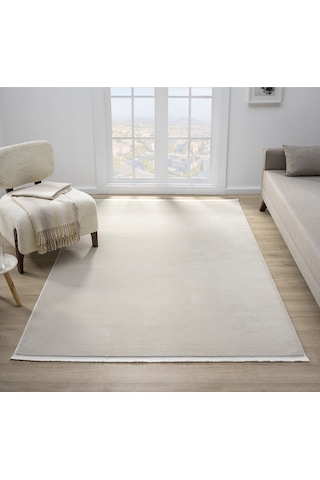 Mariesse Home Artes Serisi Bambu Dokulu Modern Sık Dokuma Koridor Kesme Yolluk Dokuma Makine Halısı Gri