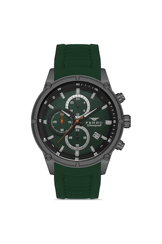 Quartz Silikon Yeşil 45 Mm Fonksiyonları Aktif Erkek Kol Saati