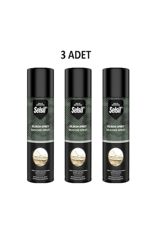 Selsil Silikon Sprey 200 Ml 3 Adet