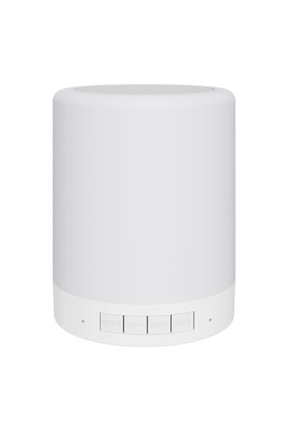 Suofeng Beyaz Kablosuz Bluetooth Hoparlör, Renkli Işıklı, Dokunmatik Kontrol, Hafıza Kartı Desteği, Ev Ve Seyahat İçin Taşınabilir Ses Cihazı Cl-671