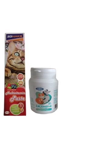 Zonaks Kediler İçin Multivitamin Kediler İçin Özel Aromalı İçerikli Paste