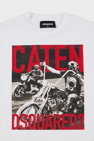 Dsquared2 Çocuk T Shirt Dq0158-d00mq Whıte Beyaz