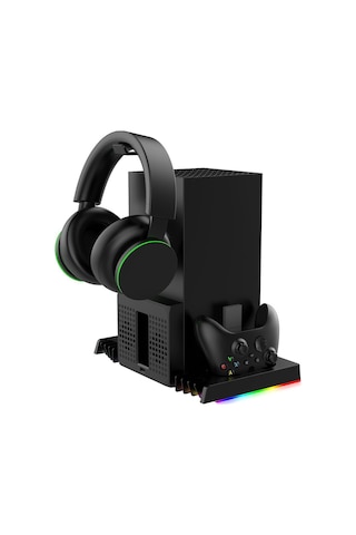 İpega Pg-xbx023s Xbox Series X Multi Fonksiyonel Rgb Işıklı Askılı Şarj İstasyonlu Soğutucu Stand