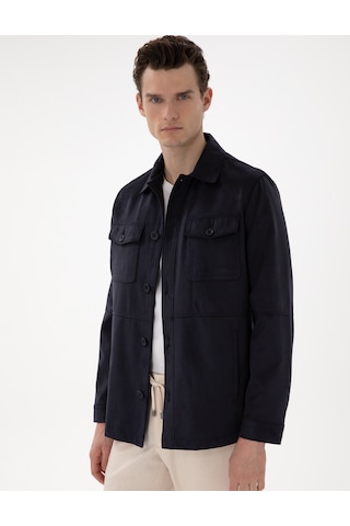 Pierre Cardin Erkek Lacivert Deri Mont-kaban 50312345-200 Lacivert