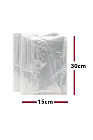 Jokey Ambalaj 15x30cm Esnek Dayanıklı Bantsız 8mic. Naylon Bakliyat Poşeti Aksesuar Torbası 1kg