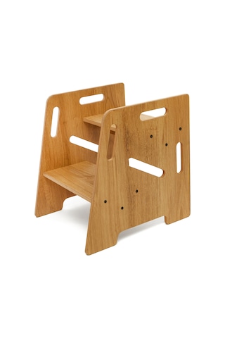 Minera Montessori Ahşap Basamak, Yükseltici, Tabure Ahşap