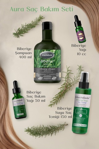 Mecitefendi Aura Biberiye Saç Bakım Seti