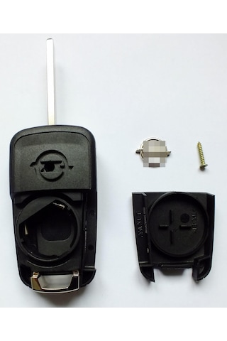 Opel Uyumlu Insignia Astra J Anahtar Kumanda Kabı Vidalı Metal Logolu 2 Tuşlu
